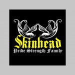 Skinhead - Pride, Strength, Family Bunda Harrington s hrejivou podšívkou farby RED TARTAN, obojstranné logo (s kapucou iba v čiernej farbe je za 42,90euro!!)